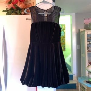 Black velvet forever 21 dress
